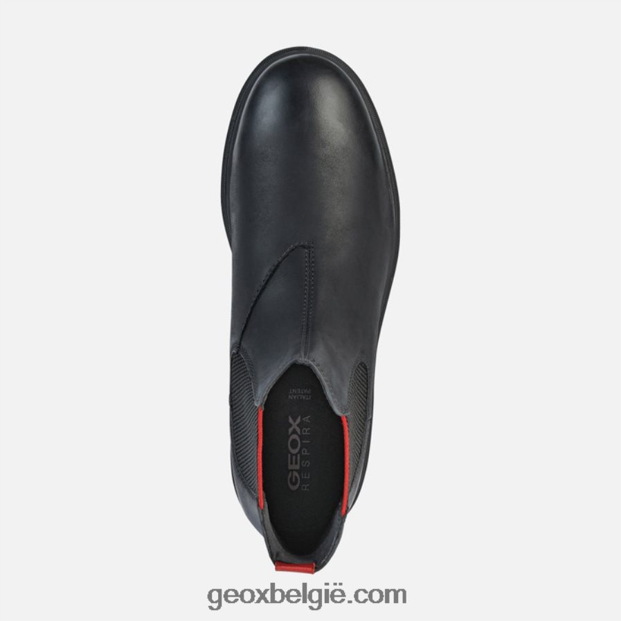 Andalusische man zwart rood Geox Z2BD0B702