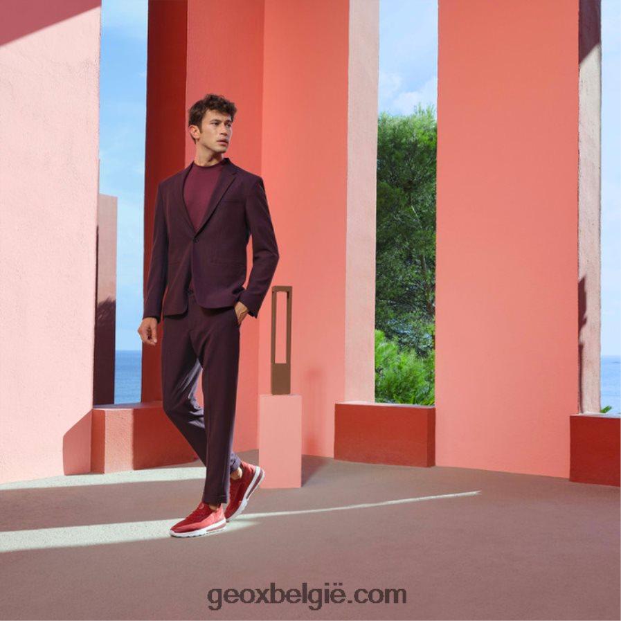 sferische actieve man donkerrood Geox Z2BD0B637