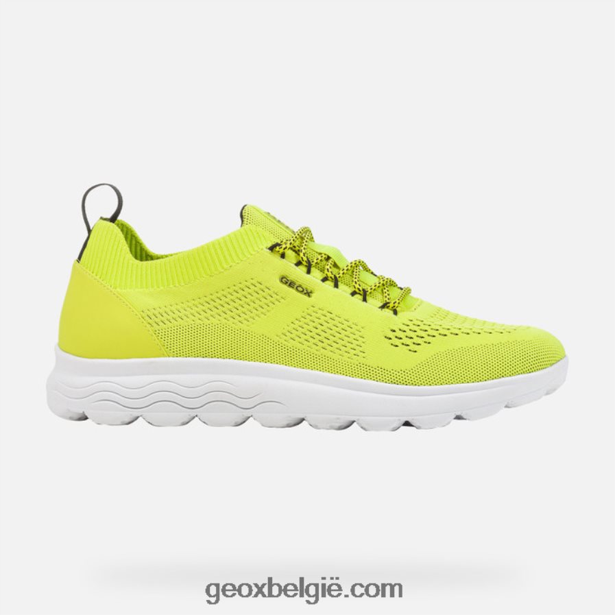 sferische man fluo groen/zwart Geox Z2BD0B1802