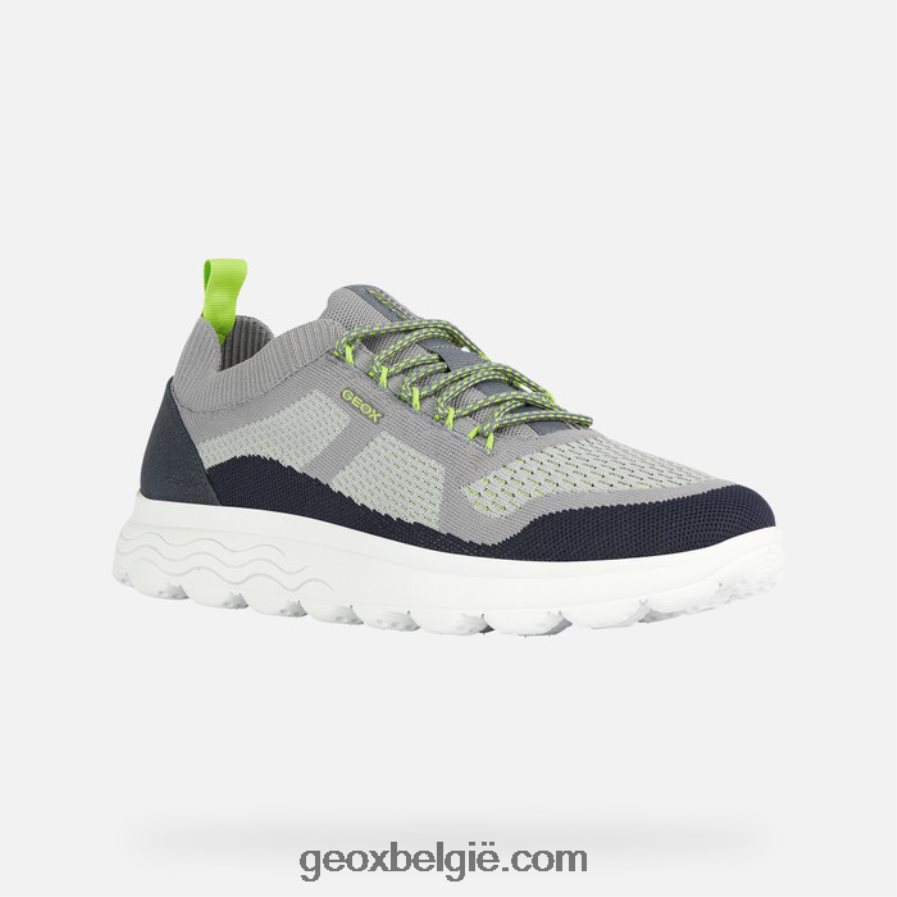 sferische man lichtgrijs/marineblauw Geox Z2BD0B1844