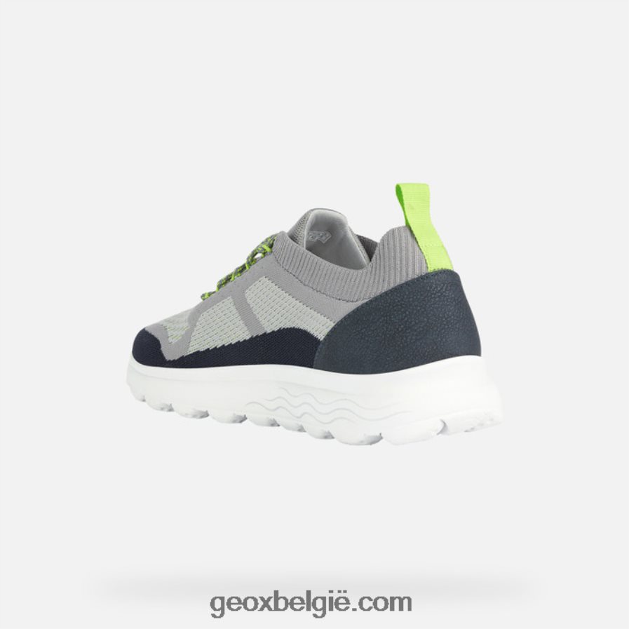 sferische man lichtgrijs/marineblauw Geox Z2BD0B1844