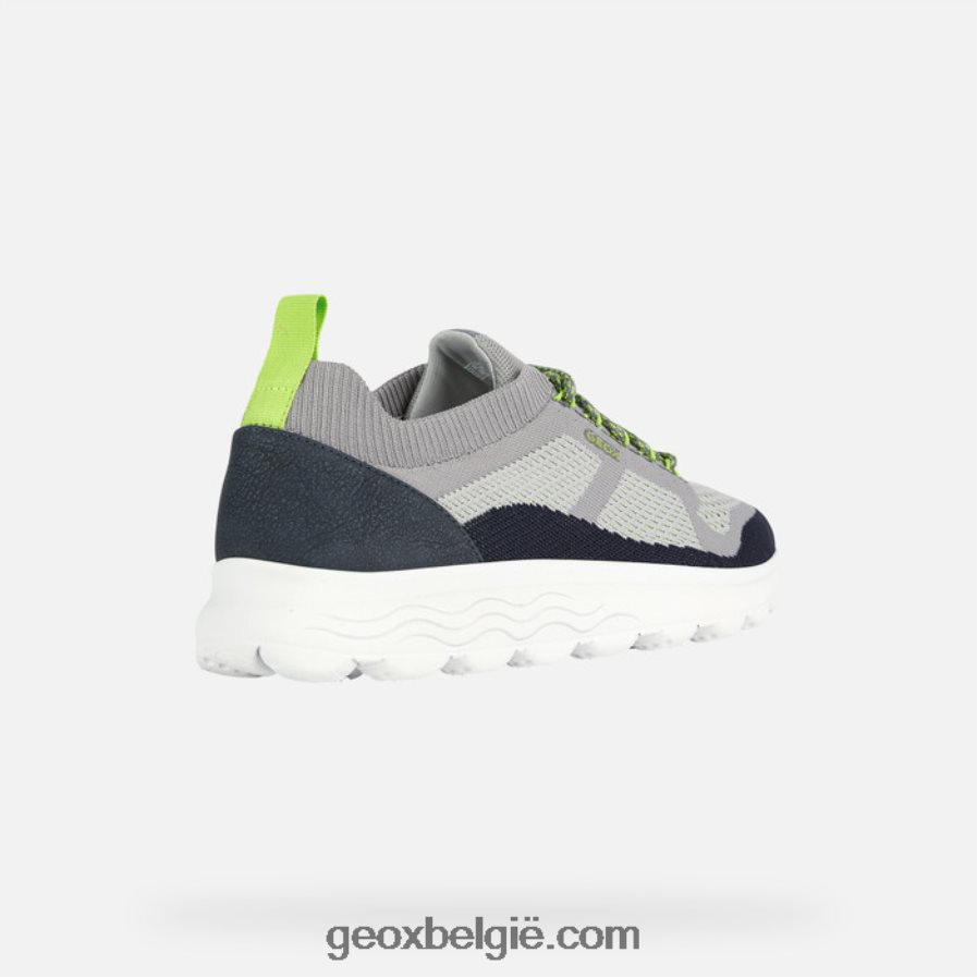 sferische man lichtgrijs/marineblauw Geox Z2BD0B1844