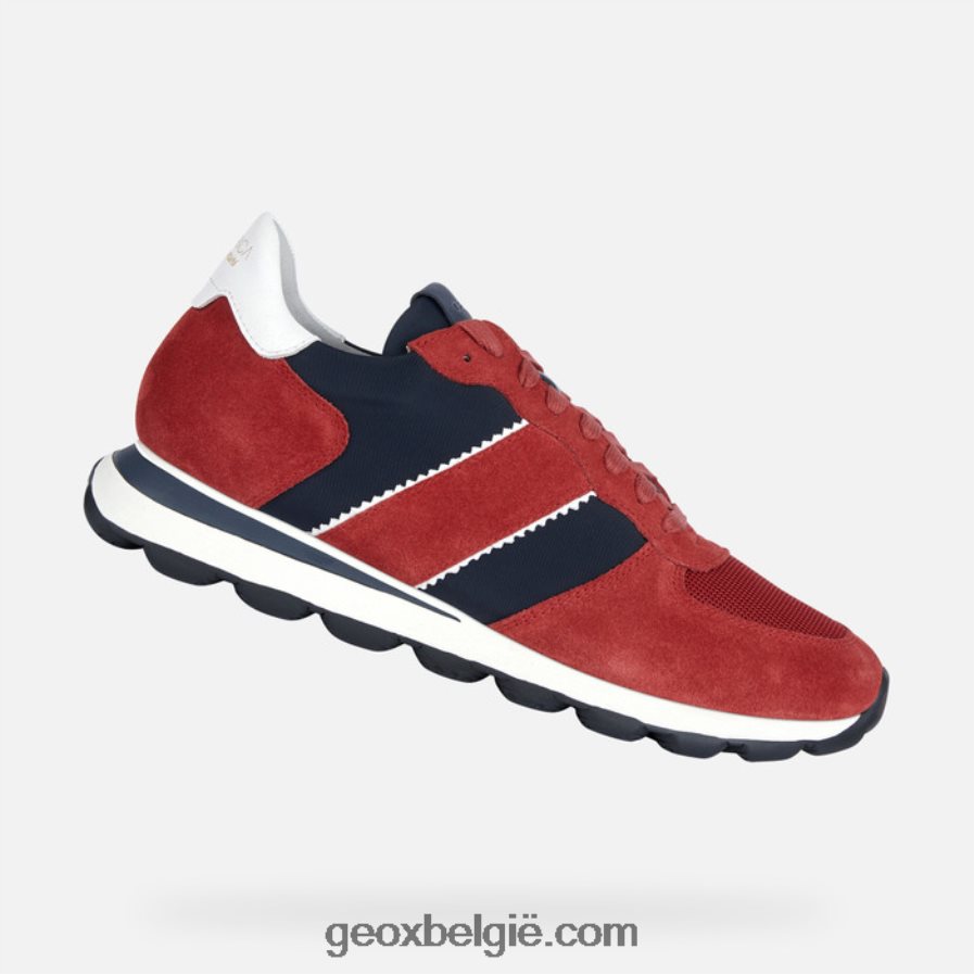 donkerrood/marineblauw