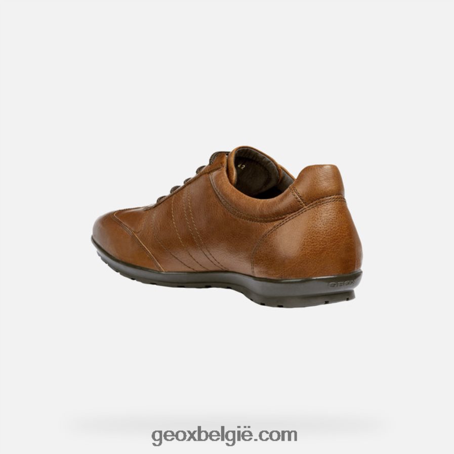 symbool mens bruine katoen Geox Z2BD0B1807