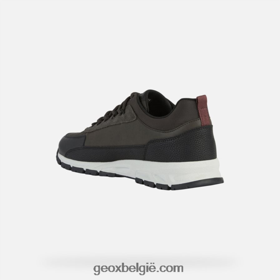 vertraag abx man zwart/modder Geox Z2BD0B832