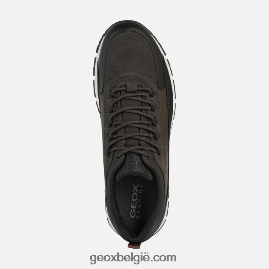 vertraag abx man zwart/modder Geox Z2BD0B832