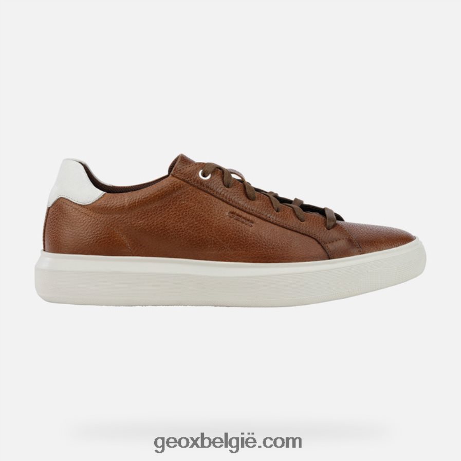 vervloekte man cognac/wit Geox Z2BD0B818