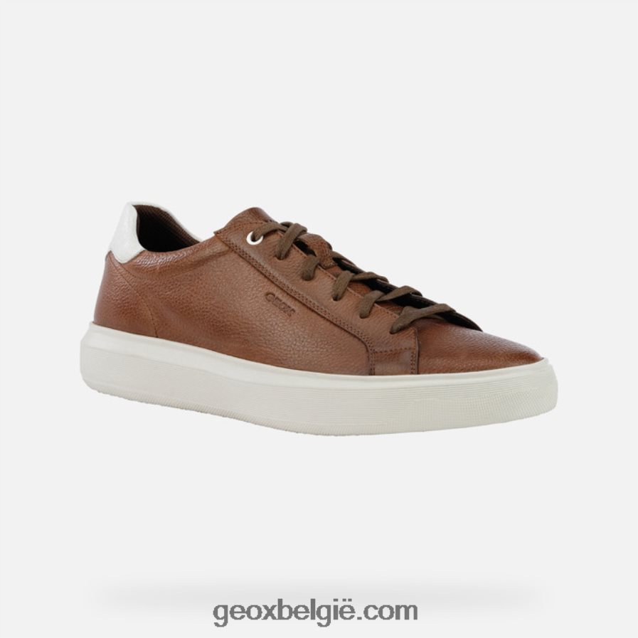 vervloekte man cognac/wit Geox Z2BD0B818