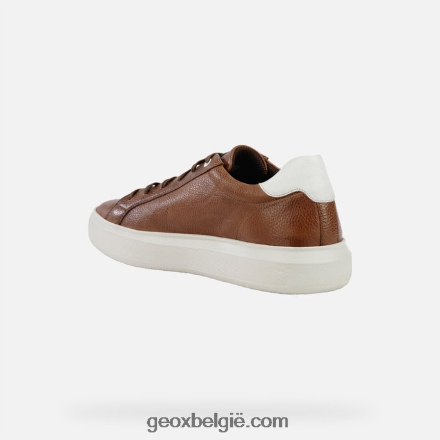 vervloekte man cognac/wit Geox Z2BD0B818