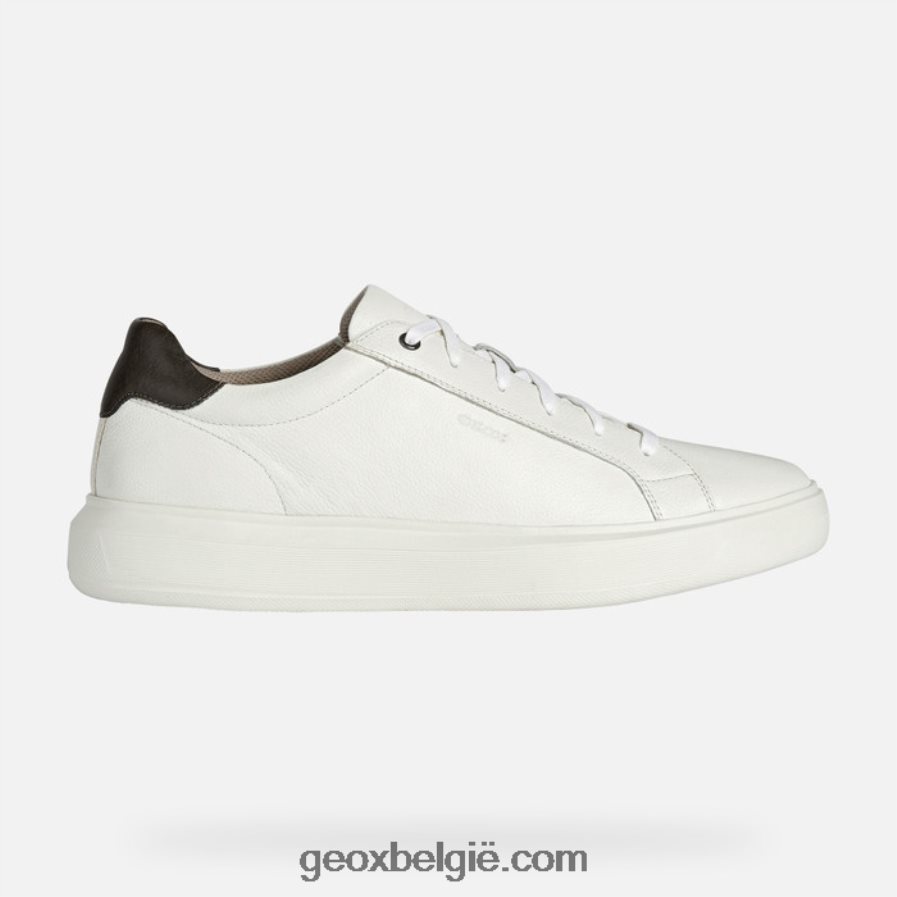 vervloekte man wit/donkerbruin Geox Z2BD0B816