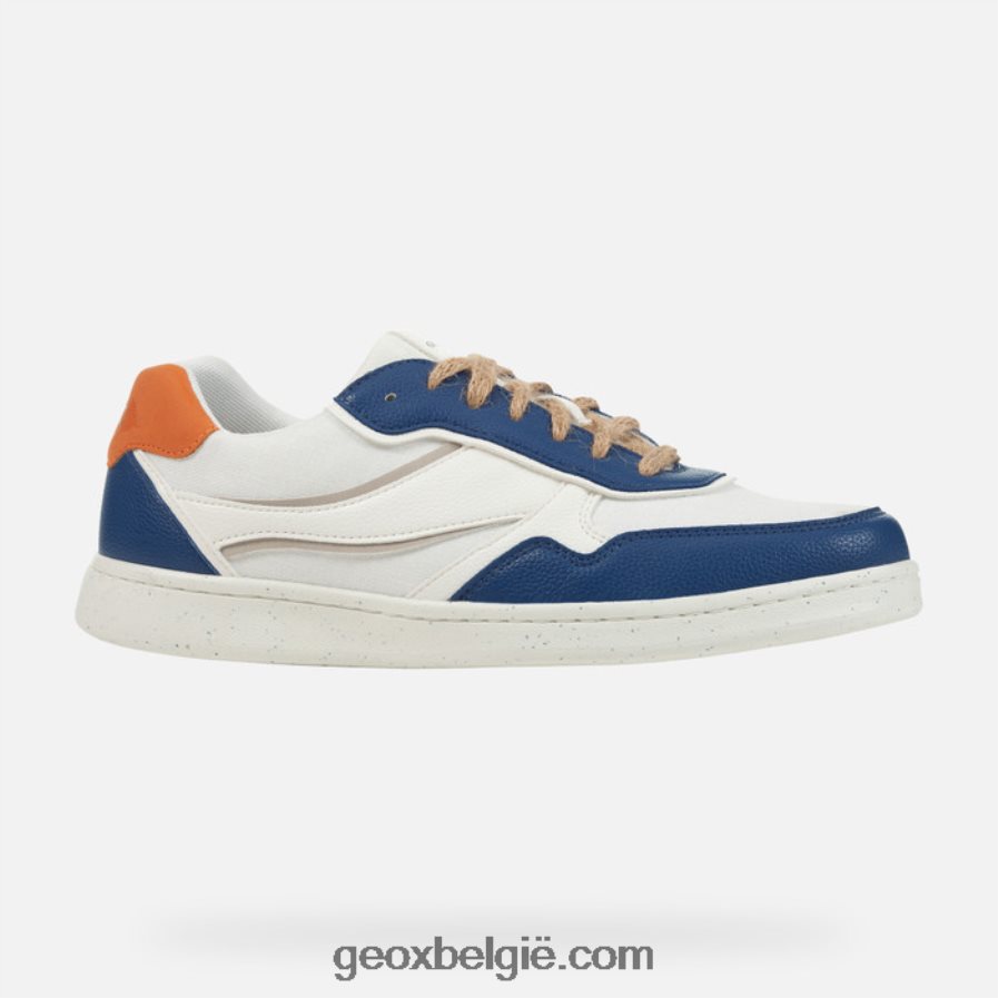 warren man jeans/wit Geox Z2BD0B756