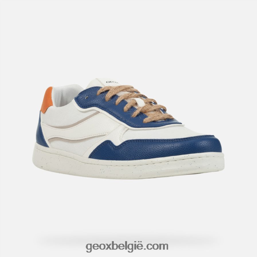 warren man jeans/wit Geox Z2BD0B756