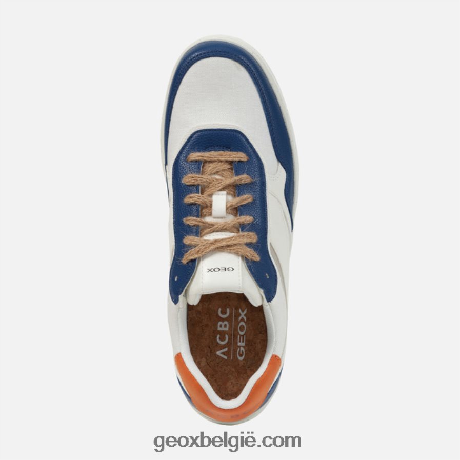 warren man jeans/wit Geox Z2BD0B756