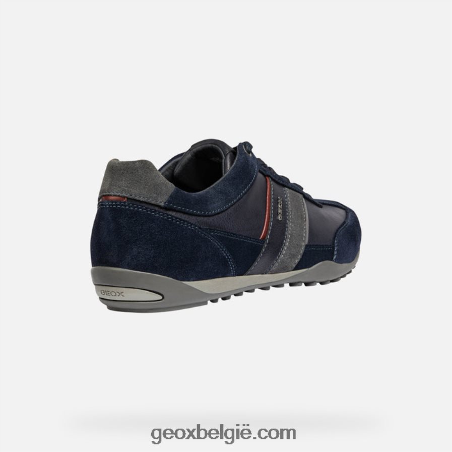 wel man marine/donker bordeaux Geox Z2BD0B1809