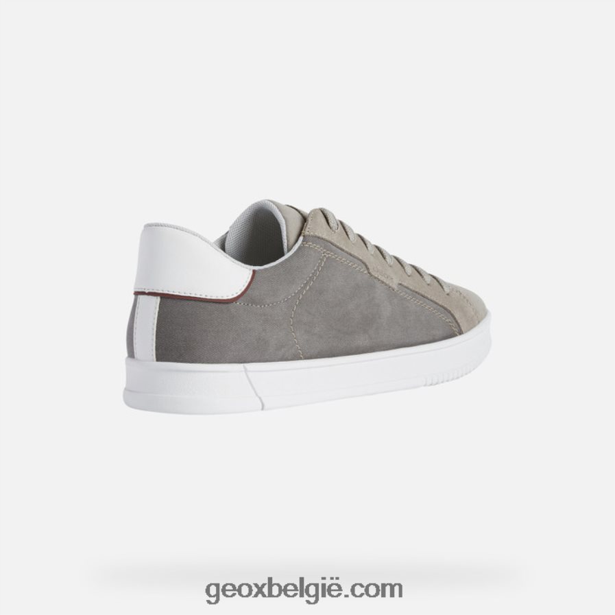 zielige man duifgrijs/taupe Geox Z2BD0B754